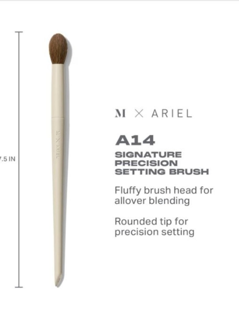 Morphe x Ariel Makeup Brush - A14 (Precision Setting Brush)